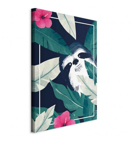 Leinwandbild - Sloth in the Tropics (1 Part) Vertical