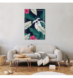 Leinwandbild - Sloth in the Tropics (1 Part) Vertical