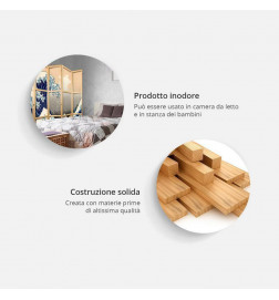 Japans kamerscherm - Spring - Pastel rainbows on a rainy day with hearts
