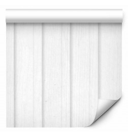 Tapetti - Vertical Lines - White background with a delicate wood pattern vertically