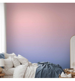 Papier peint - Pink Dawn - Gradient Background from Pink to Cool Blue