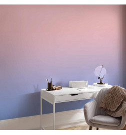 Fotobehang - Pink Dawn - Gradient Background from Pink to Cool Blue