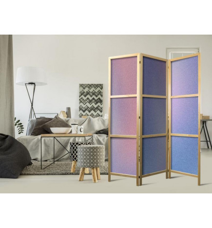 Japanese Room Divider - Rainbow Gradient - Delicate Multicolored Gradient Resembling Mist