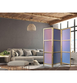 Japanese Room Divider - Rainbow Gradient - Delicate Multicolored Gradient Resembling Mist