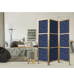 Paravent japonais - Cosmic Inspirations - Pattern with Stars and Constellations on a Dark Background