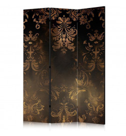 Room Divider - Baroque Ornaments in Patinated Gold and Bronze - Retro Motif