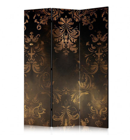 Vouwscherm - Baroque Ornaments in Patinated Gold and Bronze - Retro Motif