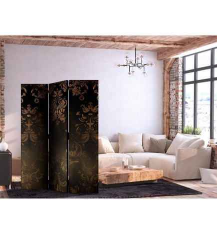 Vouwscherm - Baroque Ornaments in Patinated Gold and Bronze - Retro Motif