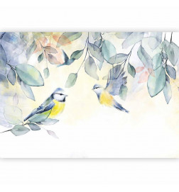 Wall Mural - Colorful Titmouse