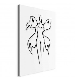 Quadro - Butterfly Woman (1 Part) Vertical