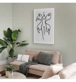 Canvas Print - Butterfly Woman (1 Part) Vertical