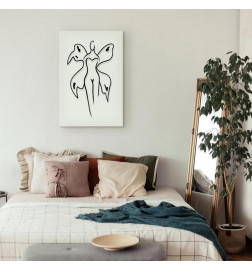 Canvas Print - Butterfly Woman (1 Part) Vertical