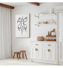 Quadro - Butterfly Woman (1 Part) Vertical