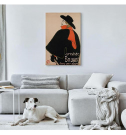 Canvas Print - Aristide Bruant: Dans son cabaret (1 Part) Vertical