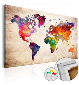 Decorative Pinboard - Colourful Universe