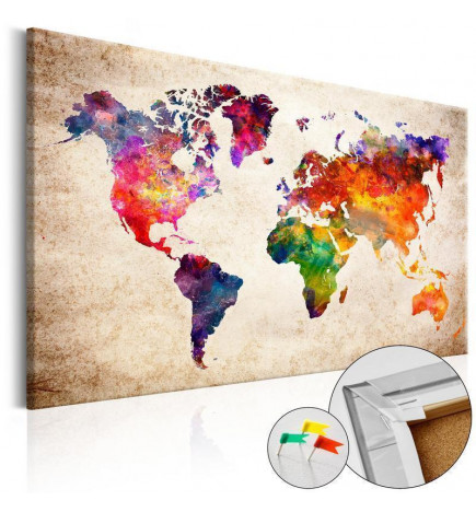 Decorative Pinboard - Colourful Universe