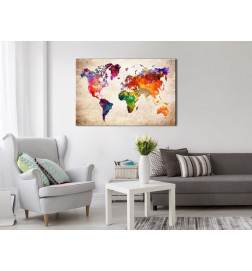 Decorative Pinboard - Colourful Universe