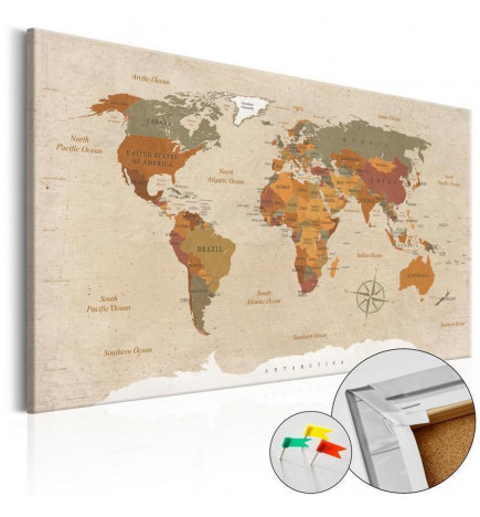 Quadro di sughero - Beige Chic