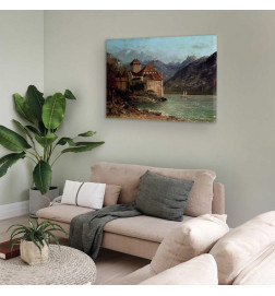 Canvas Print - Gustave Courbet -Chillon Castle