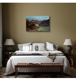 Tableau - Gustave Courbet -Chillon Castle