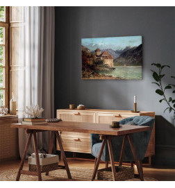 Seinapilt - Gustave Courbet -Chillon Castle