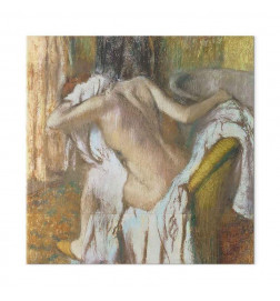 Schilderij - Edgar Degas – Woman drying herself