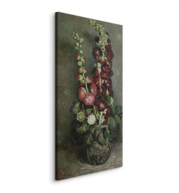 Cuadro - Vincent Van Gogh – Vase of Hollyhocks