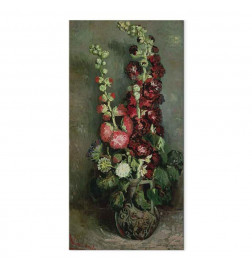 Tableau - Vincent Van Gogh – Vase of Hollyhocks
