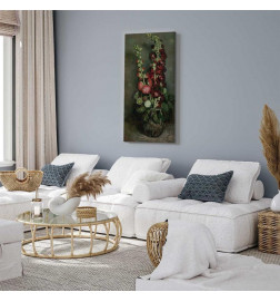 Tableau - Vincent Van Gogh – Vase of Hollyhocks