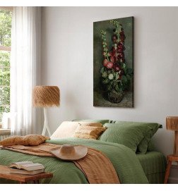 Paveikslas - Vincent Van Gogh – Vase of Hollyhocks