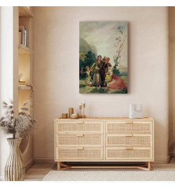 Leinwandbild - Francisco Goya – Spring or the Flower Seller