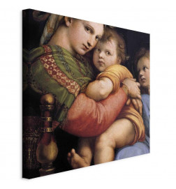 Leinwandbild - Rafael Santi – Madonna on a Chair