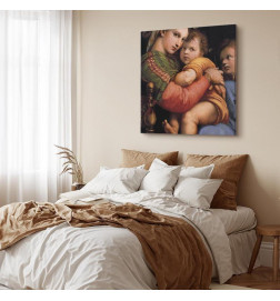 Leinwandbild - Rafael Santi – Madonna on a Chair