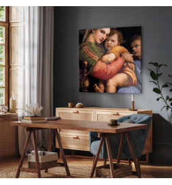 Leinwandbild - Rafael Santi – Madonna on a Chair