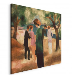 Taulu - August Macke – Lady in Green Jacket