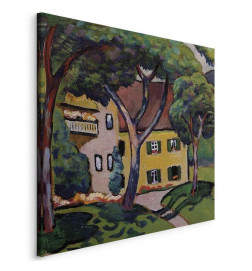 Canvas Print - August Macke – Staudacherhaus in Tegernsee