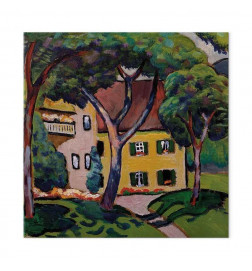 Tableau - August Macke – Staudacherhaus in Tegernsee