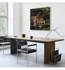 Schilderij - August Macke – Staudacherhaus in Tegernsee