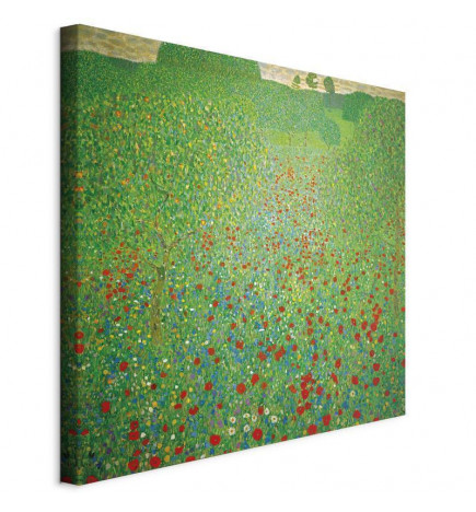 Leinwandbild - Gustav Klimt – Poppy Field