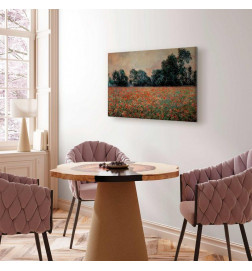 Canvas Print - Claude Monet – Field with wild Poppies