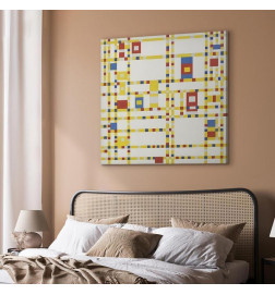 Canvas Print - Piet Mondrian – Broadway Boogie Woogie