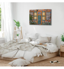 Canvas Print - Piet Mondrian – House in Sunlight