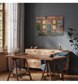 Canvas Print - Piet Mondrian – House in Sunlight