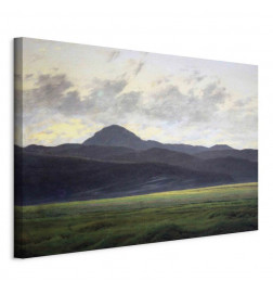 Leinwandbild - Caspar David Friedrich – Mountain Landscape in Bohemia