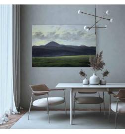 Cuadro - Caspar David Friedrich – Mountain Landscape in Bohemia