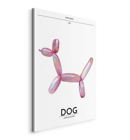 Glezna - Holo-Dog - Colorful Dog in Retro Style