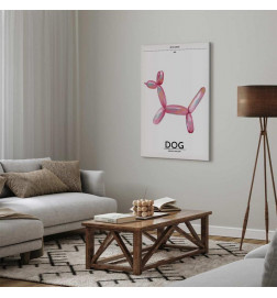 Paveikslas - Holo-Dog - Colorful Dog in Retro Style