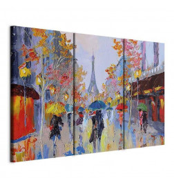 Leinwandbild - Rainy Paris