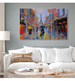 Canvas Print - Rainy Paris