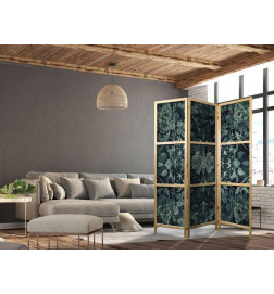 Japans kamerscherm - Oriental Pattern Carpet - Emerald Ornaments and Worn Patterns